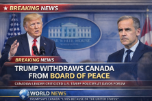 Donald Trump pulls Canada out of proposed Board of Peace after Davos clash thumbnail